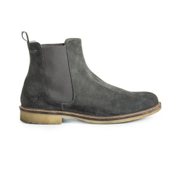 Suede Chelsea Boots - Grey