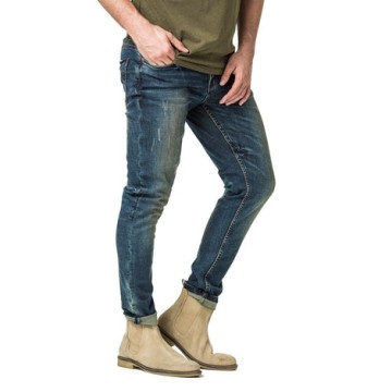 Trench Skinny Jeans - Dirty Indigo