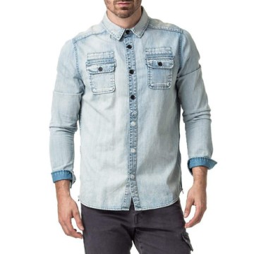 Fox Denim Shirt - Bleach